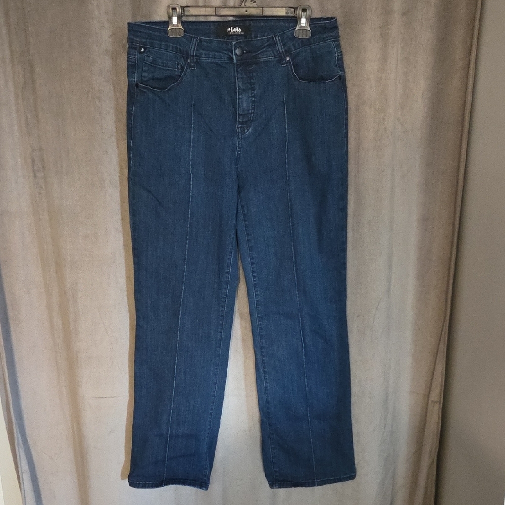 Lois Size 34 Classic Blue Straight Leg Jeans